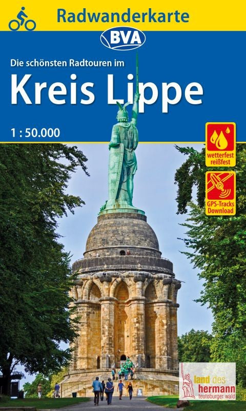 Kreis Lippe 1:50.000 - BVA Fahrradkarte