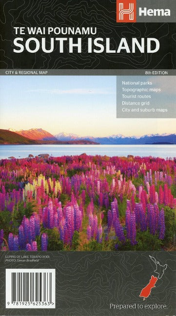New Zealand South Island 1:1 Mio. Straßenkarte