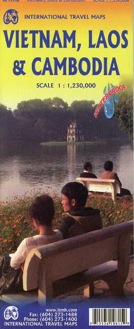 Vietnam, Laos & Cambodia - 1:1,230,000