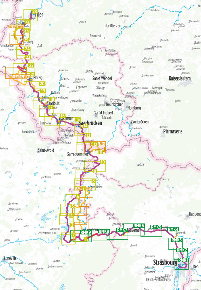 Saar-Radweg - Bikeline Radtourenbuch