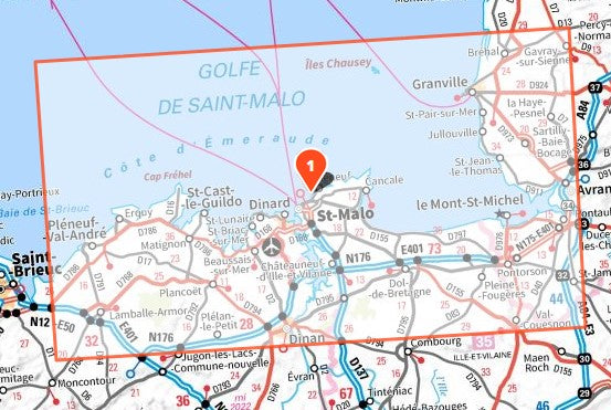 Saint-Malo 1:75.000