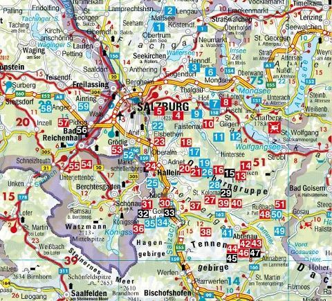 Rund um Salzburg - Rother Wanderführer