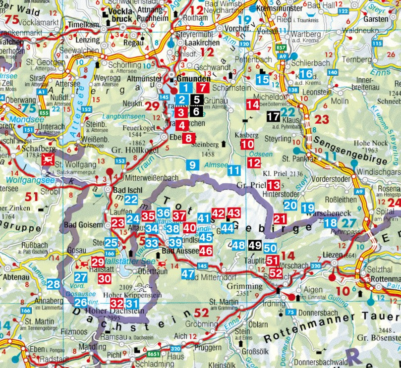 Salzkammergut Ost - Rother Wanderführer