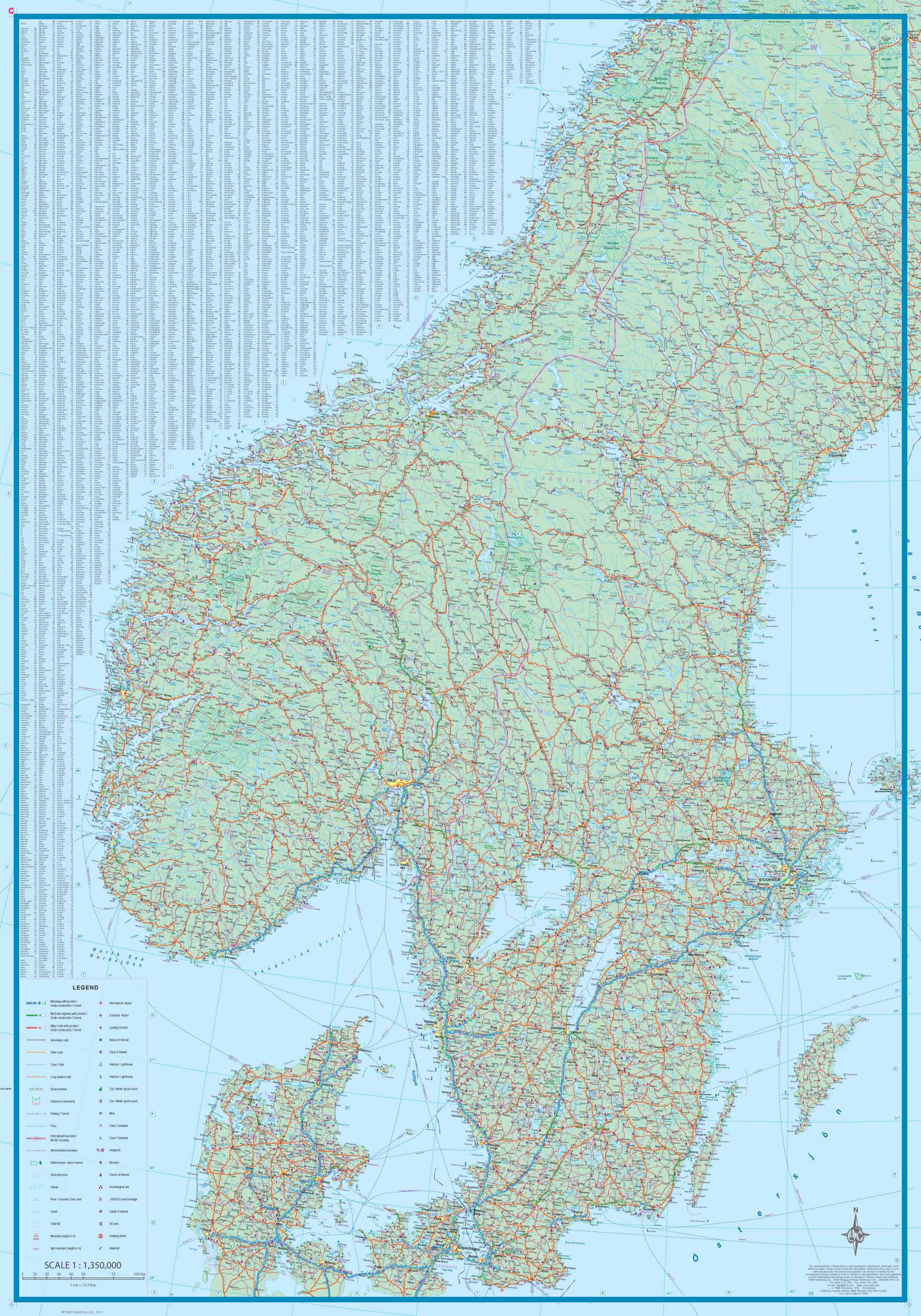 Scandinavia ITM - 1:35.000.000