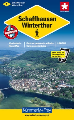 Wanderkarten - Schweiz - Kümmerly & Frey - 1:60.000