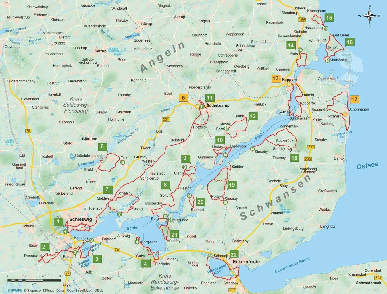 Schlei - Wanderführer