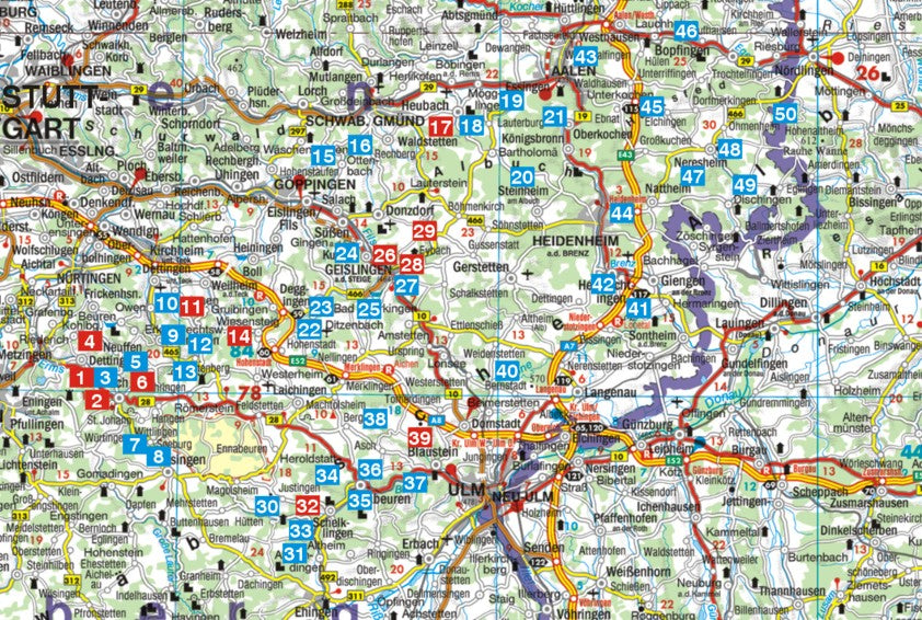 Schwäbische Alb Ost - Rother Wanderführer