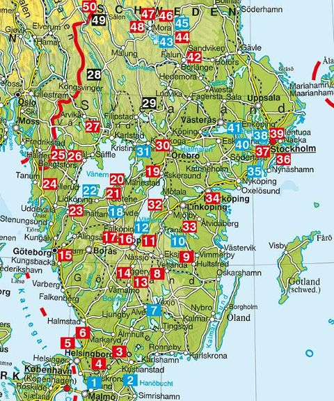 Schweden Süd - Rother Wanderführer