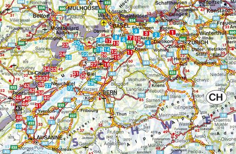 Schweizer Jura - Rother Wanderführer