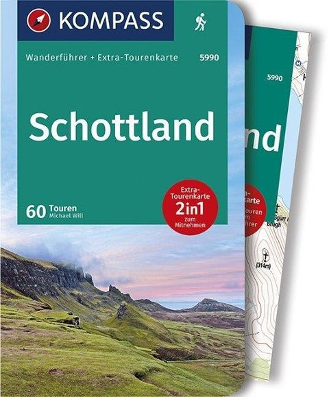 Schottland, Wanderungen an den Küsten und in den Highlands - Kompass Wanderführer