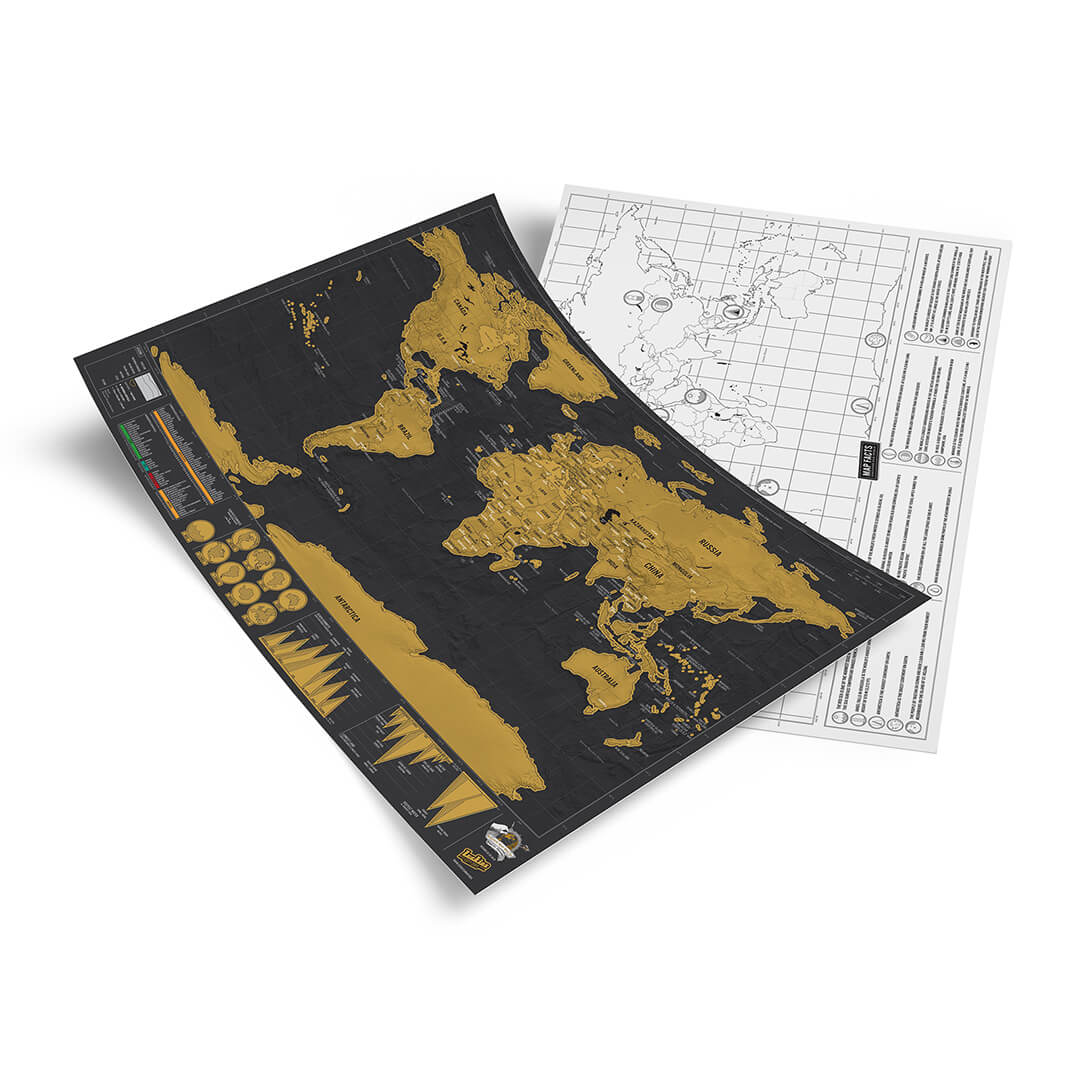 Scratch Map Deluxe Traveller Edition