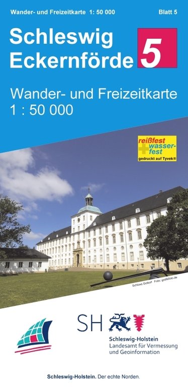 5 Schleswig - Eckernförde 1:50.000 - Wander- und Freizeitkarte Schleswig-Holstein