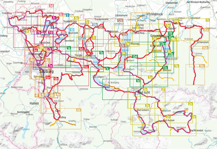 Salzkammergut Radregion - Bikeline Radtourenbuch