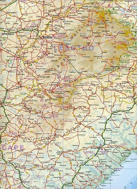 South Africa - 1:1,500,000