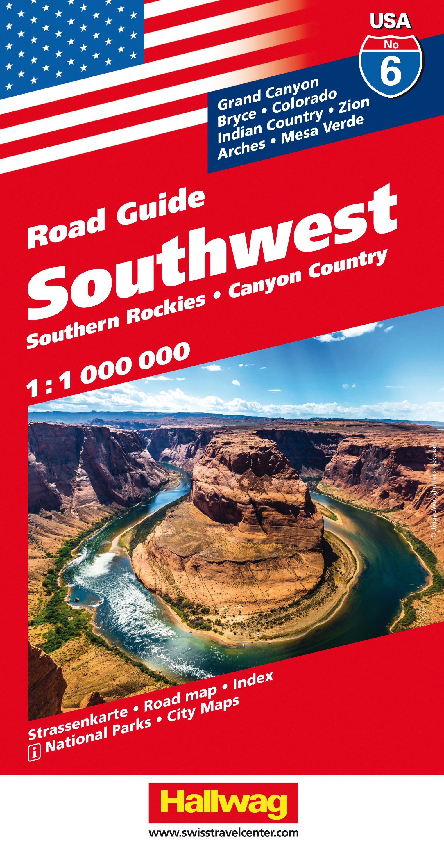 Southwest-06  USA Road Guide 1.000.000 - Hallwag