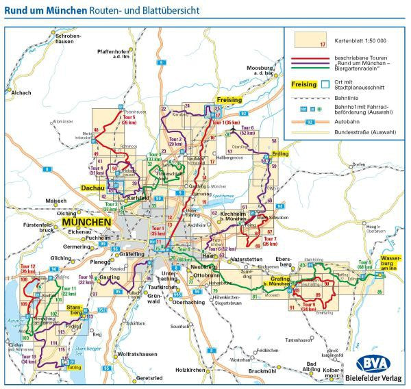 Rund um München - ADFC-Radausflugsführer