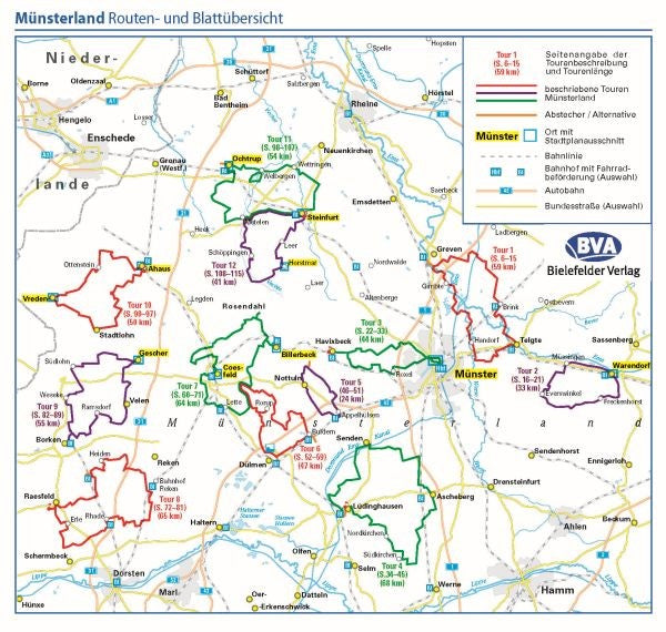 Münsterland - ADFC-Radausflugsführer