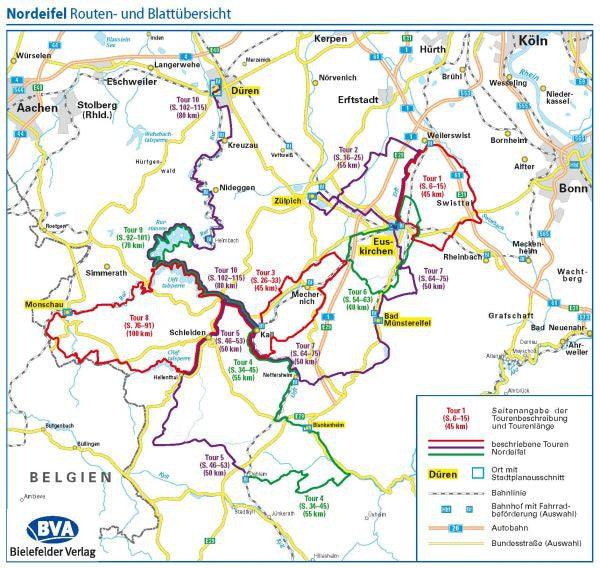Nordeifel - ADFC-Radausflugsführer