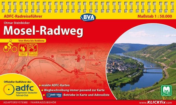 Mosel-Radweg - ADFC-Radreiseführer