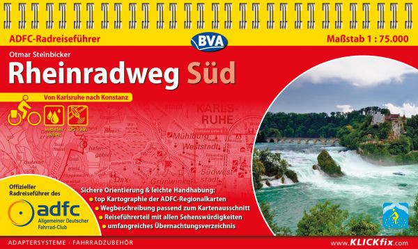 Rheinradweg Süd - ADFC-Radreiseführer