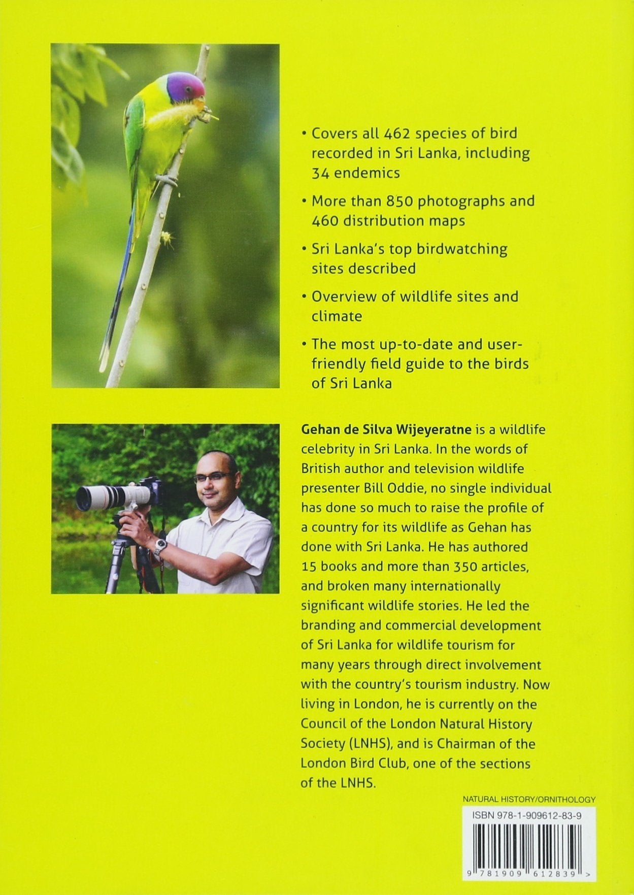 Photographic Field Guide to the Birds of Sri Lanka