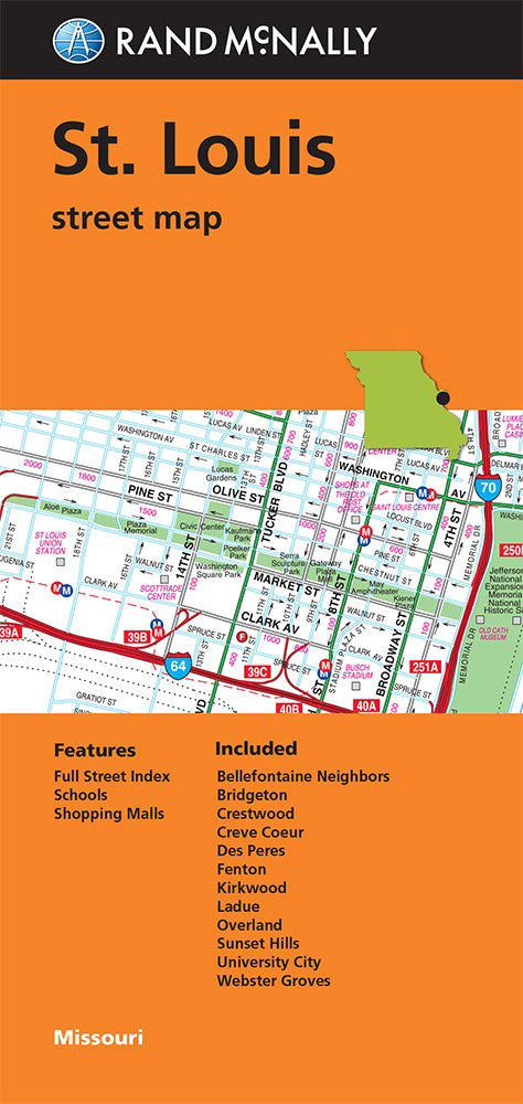 St.Louis - Stadtplan Rand McNally