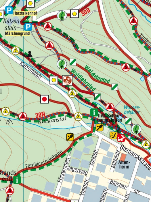 Bad Sachsa - Rad- und Wanderkarte 1:25.000