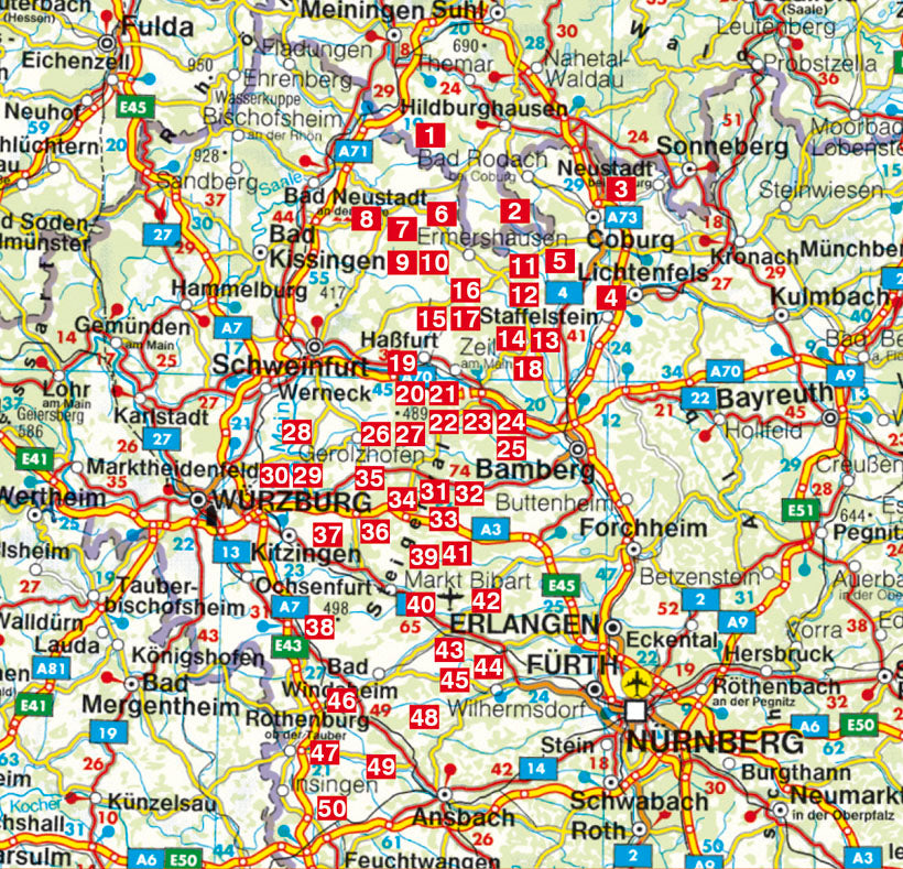 Steigerwald - Rother Wanderführer