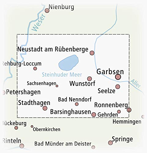 Steinhuder Meer 1:50.000 Wanderkarte