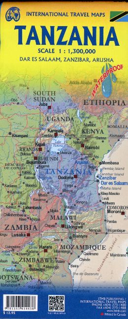 Tanzania - 1:1,300,000 ITM
