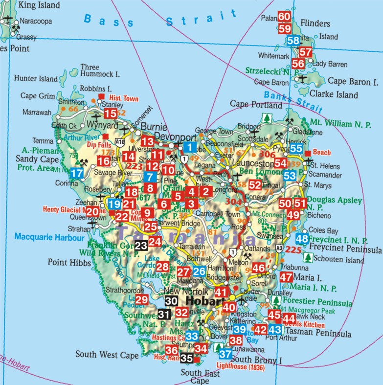Tasmanien - Rother Wanderführer