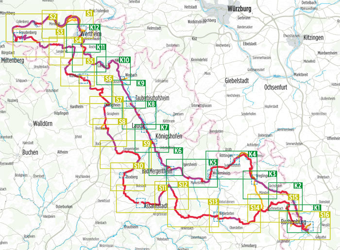 Liebliches Taubertal - Bikeline Radtourenbuch