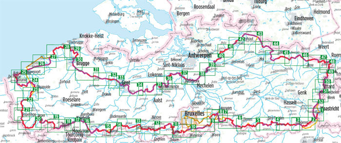 Flandern-Route - Bikeline Radtourenbuch