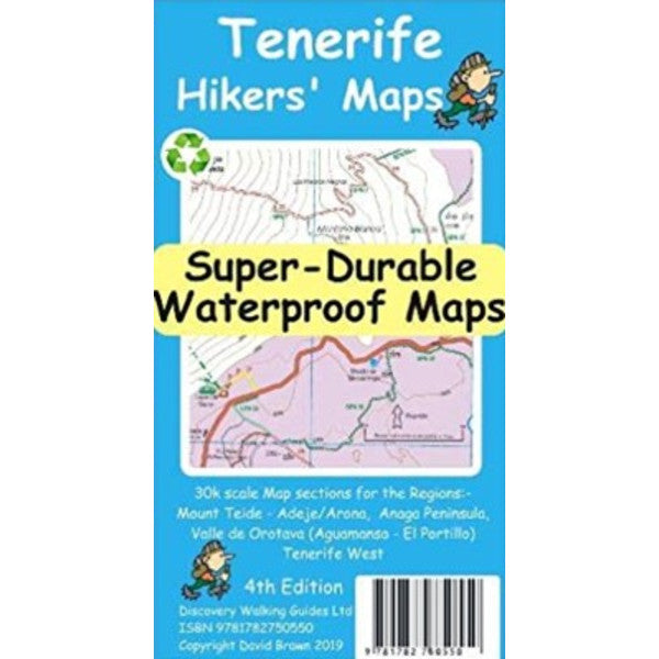 Tenerife Hiker's Map 1:30.000 Wanderkarte Teneriffa Discovery Walking