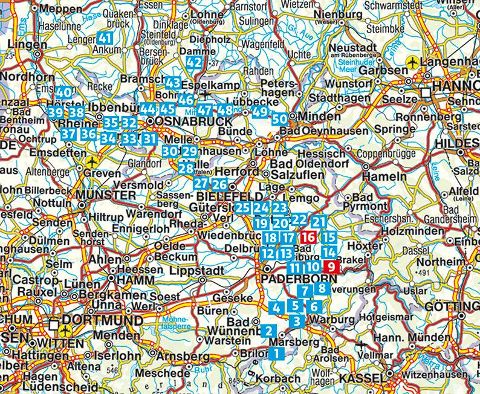 Teutoburger Wald - Rother Wanderführer