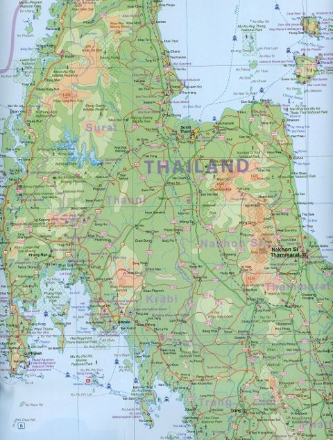 Thailand - 1:1.000,000 ITM