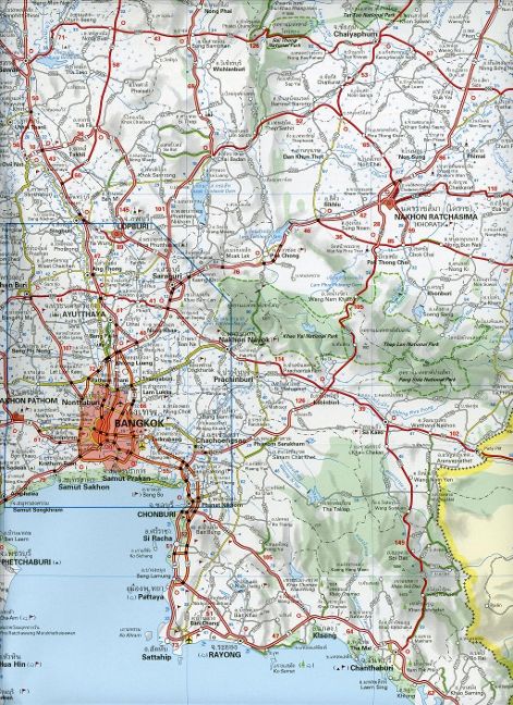 Thailand - Michelin - 1:1.400.000