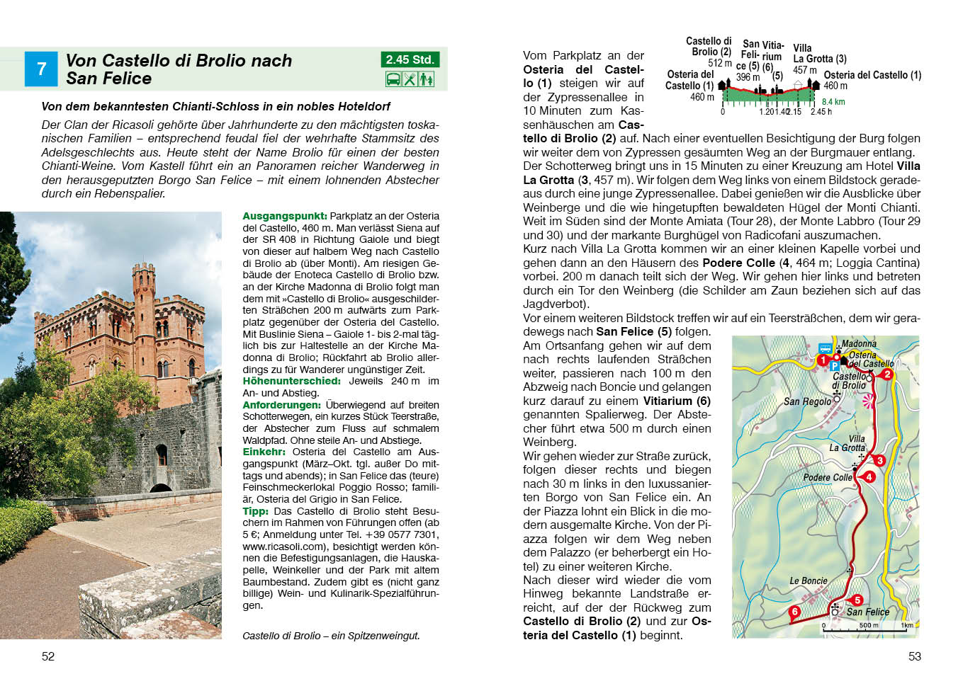 Toskana Süd - Rother Wanderführer