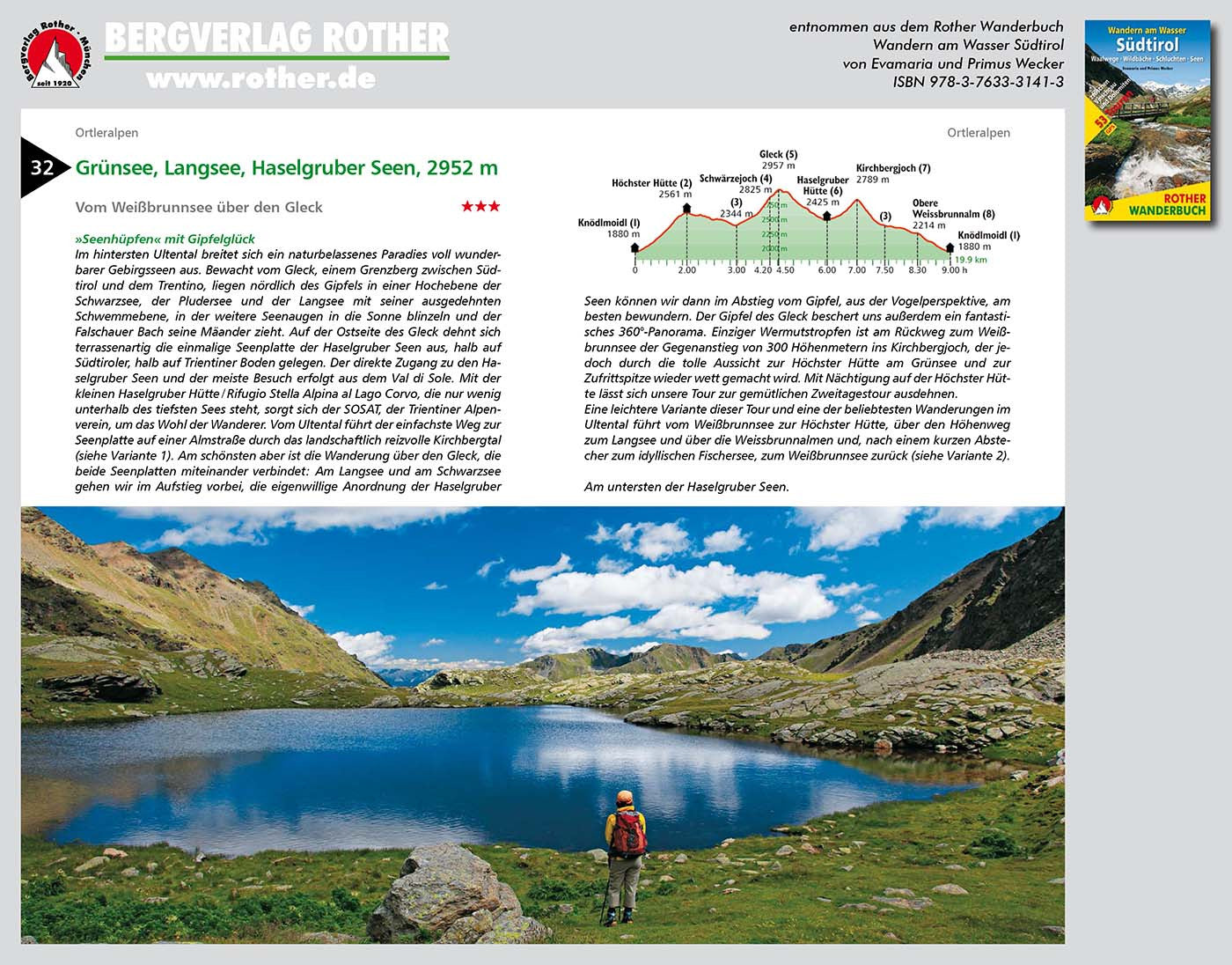 Wandern am Wasser Südtirol