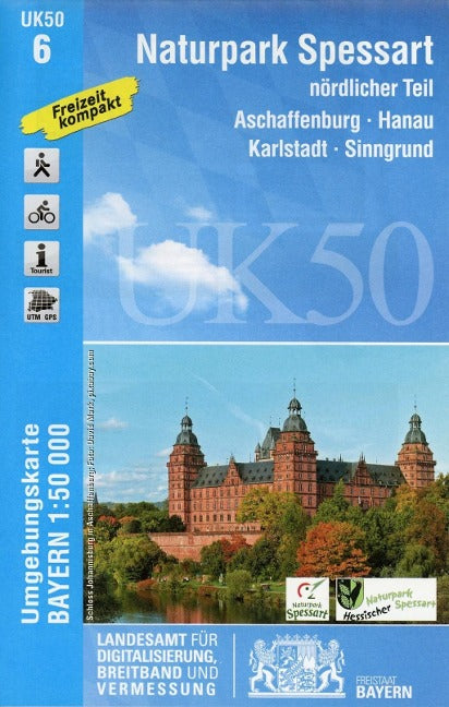 UK50-6 Naturpark Spessart Nord - Wanderkarte 1:50.000 Bayern