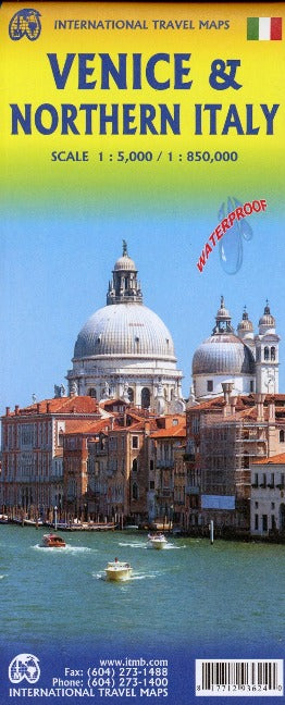 Venice & Northern Italy 1:5.000/1:850.000 ITM