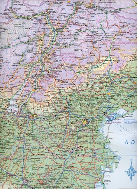 Venice & Northern Italy 1:5.000/1:850.000 ITM