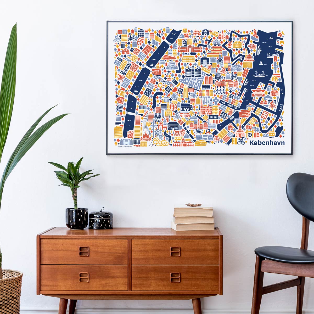 Kopenhagen Poster 50x70 cm von Vianina