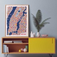 New York Poster 70x100 cm von Vianina