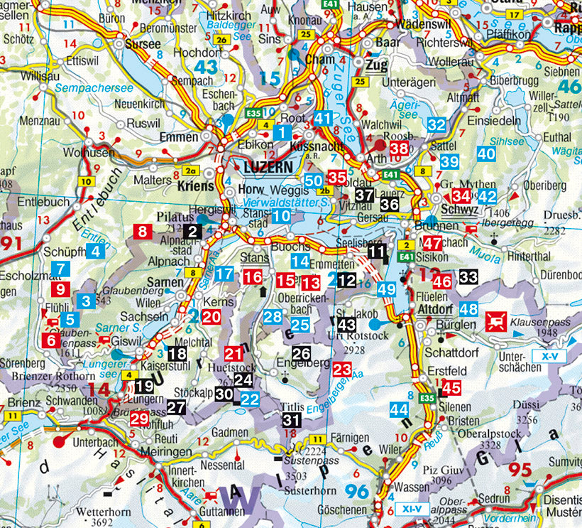 Vierwaldstätter See - Rother Wanderführer