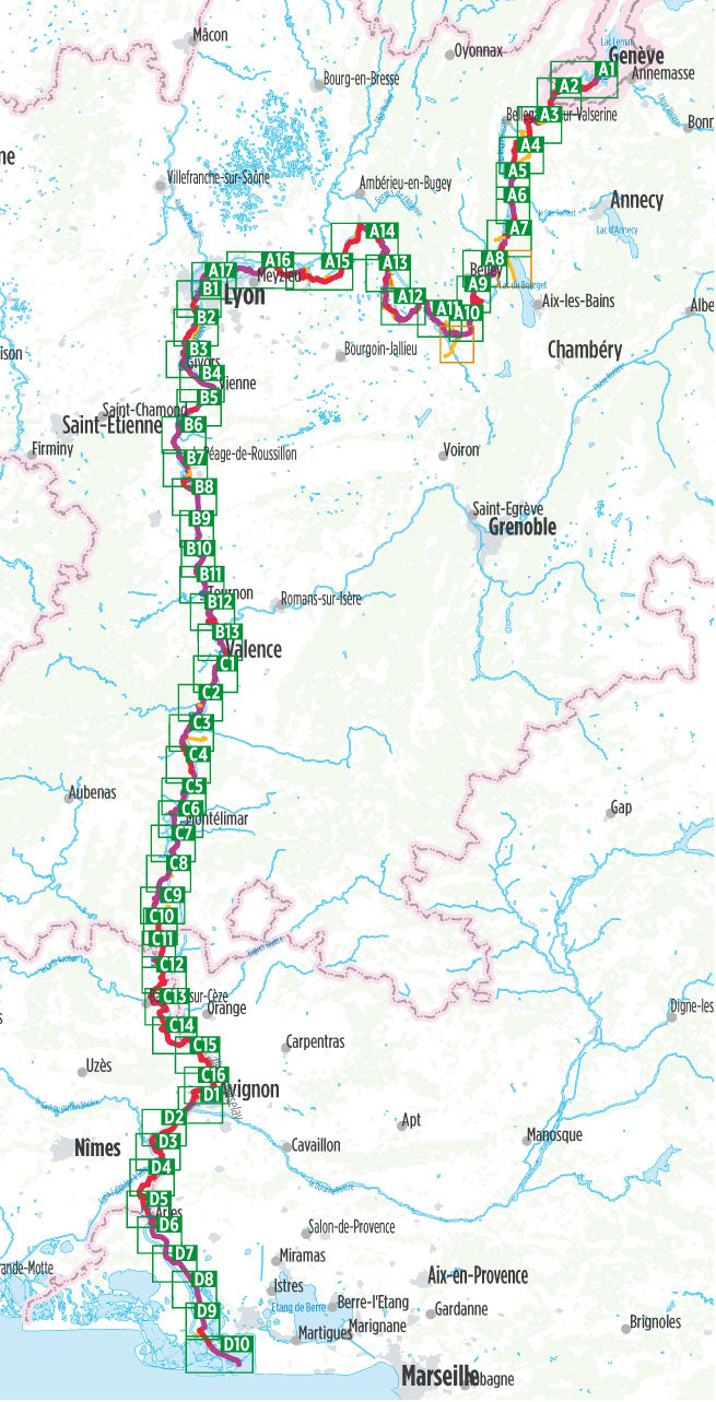 ViaRhôna - Bikeline Radtourenbuch