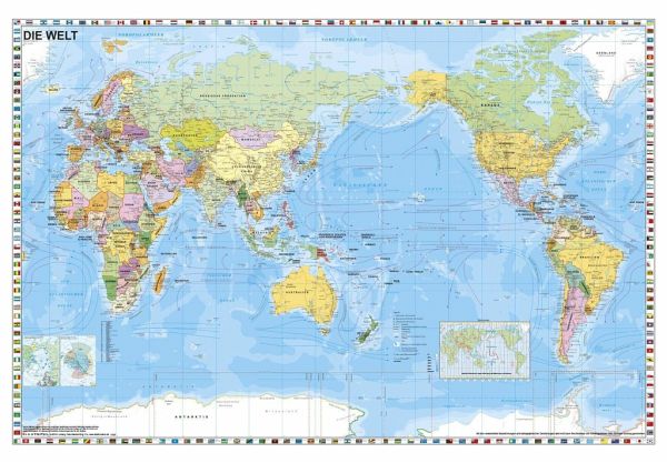 Entdecker-Karten: Flaggen und Länder der Welt