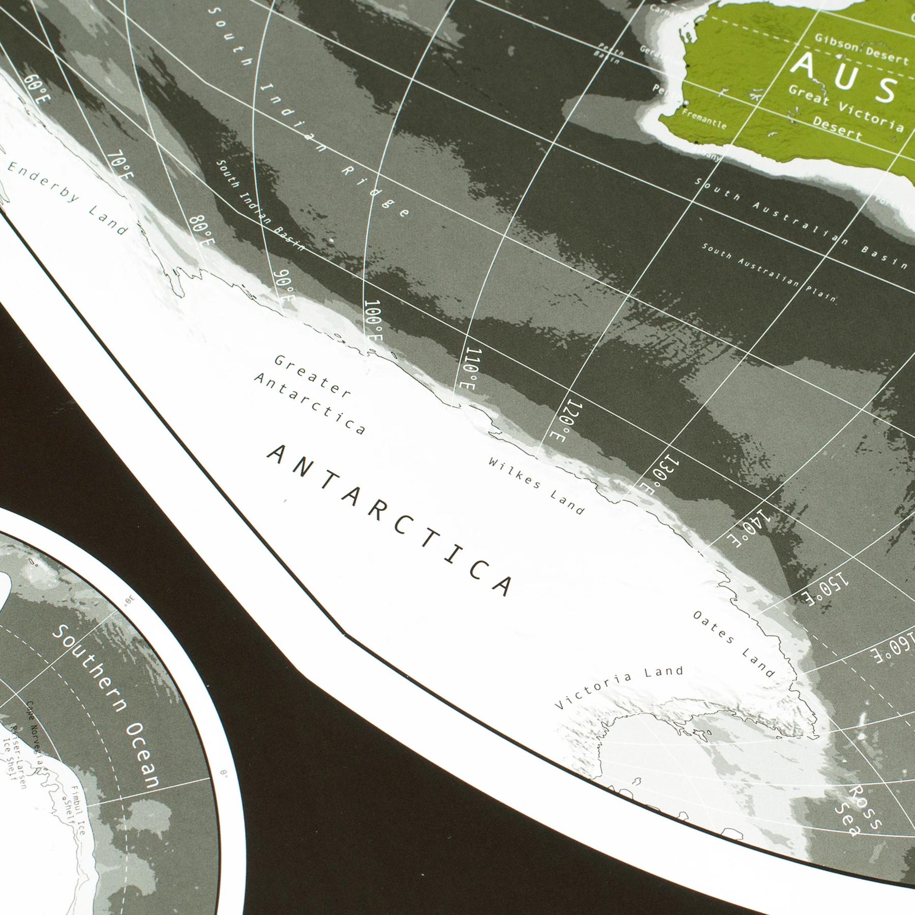 W77 World Wide Angle Map - The Future Mapping Company