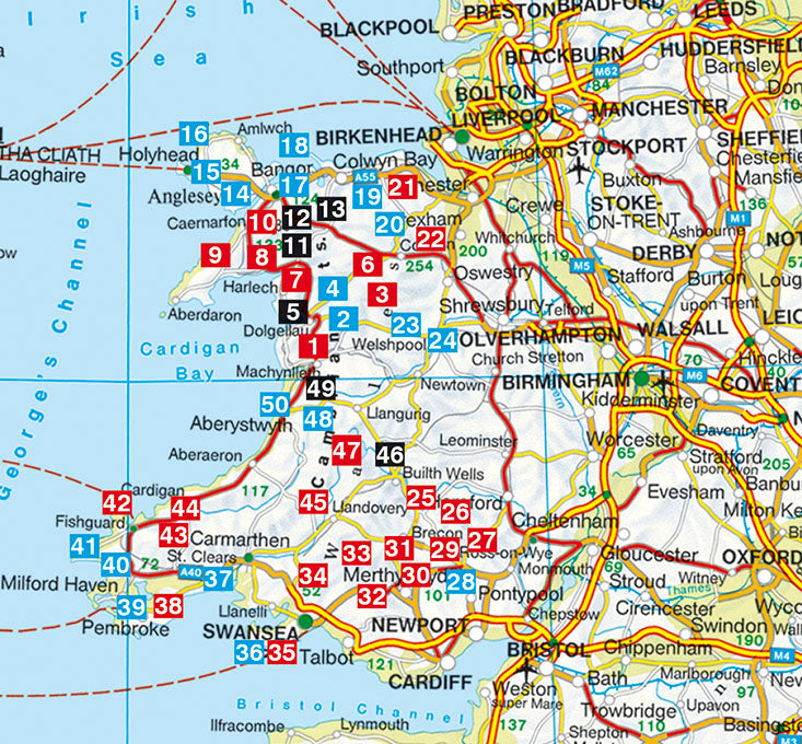 Wales - Rother Wanderführer