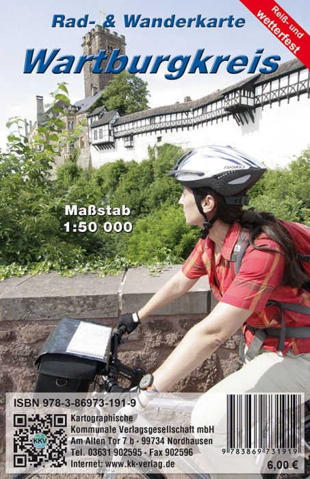 Wartburgkreis 1:50.000 - Rad- und Wanderkarte